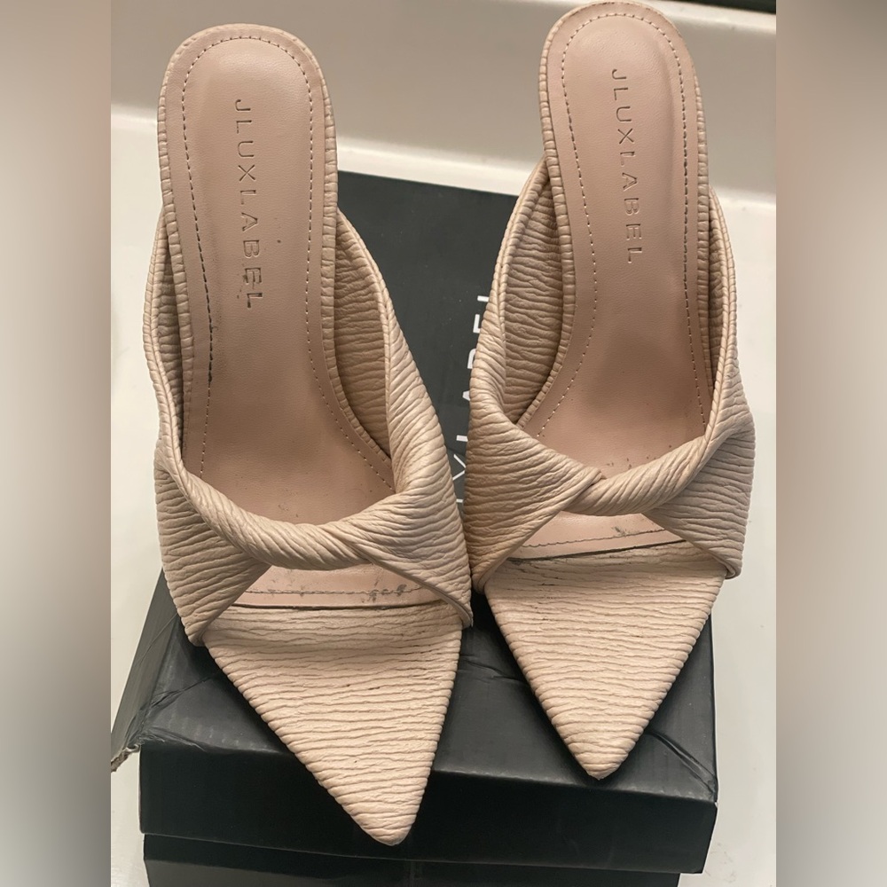 Open Toe Mule Sandals